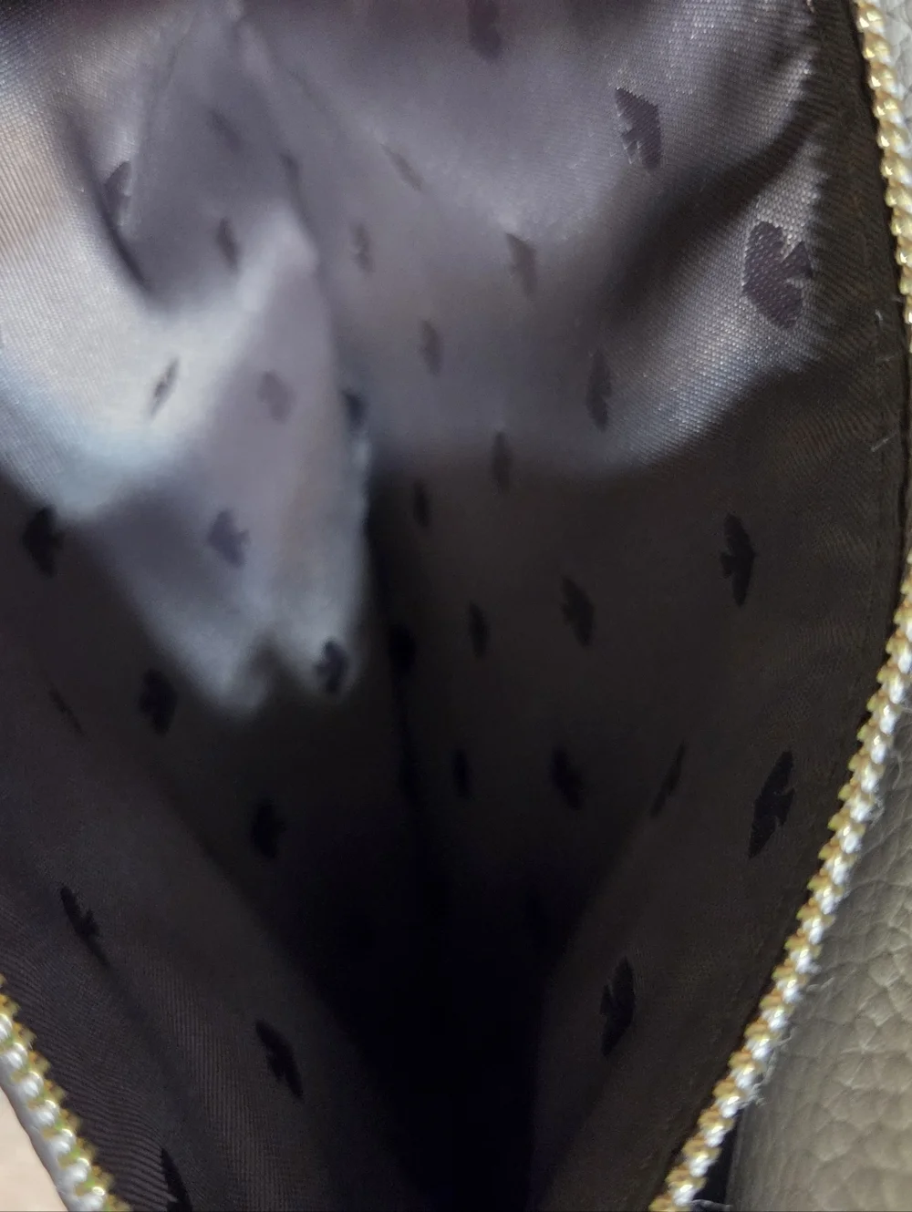 kate spade Pebbled Leather Two Tone Taupe Crossbody Strap And  Accent Strap.